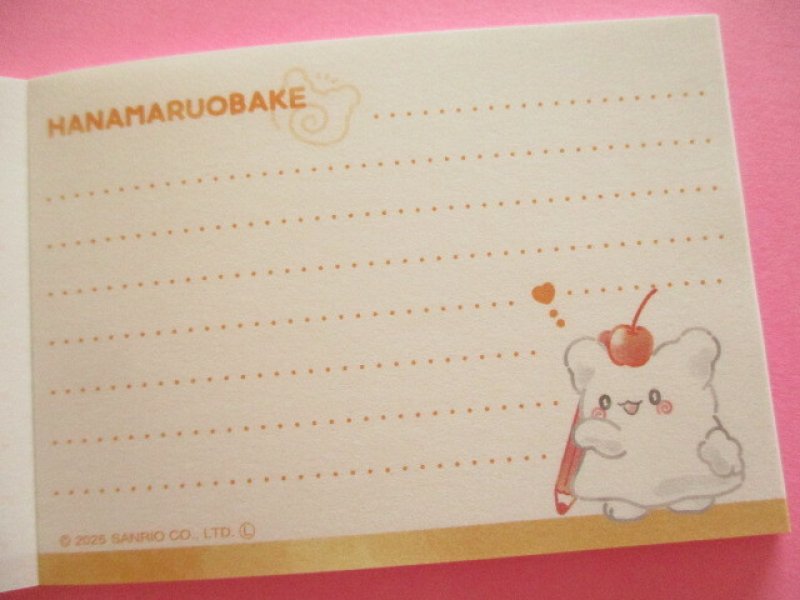 Photo2: Kawaii Cute Mini Memo Pad Hanamaruobake Crux *はなまるおばけ (306246）