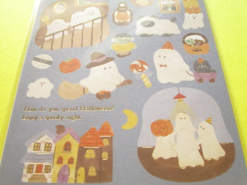 Photo2: Kawaii Cute Stickers Sheet Gaia *Natural Halloween 2 (466815)
