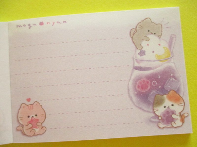 Photo2: Kawaii Cute Mini Memo Pad Mogu♡nyan Kamio Japan *Candy Soda (228238)