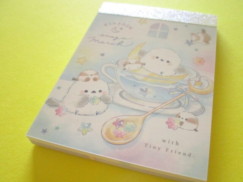Photo1: Kawaii Cute Petit Memo Pad Q-LiA *Kirarin enag March (04185) (1)