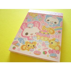 Photo: Kawaii Cute Mini Memo Pad Kamio Japan *Happy March (228724)