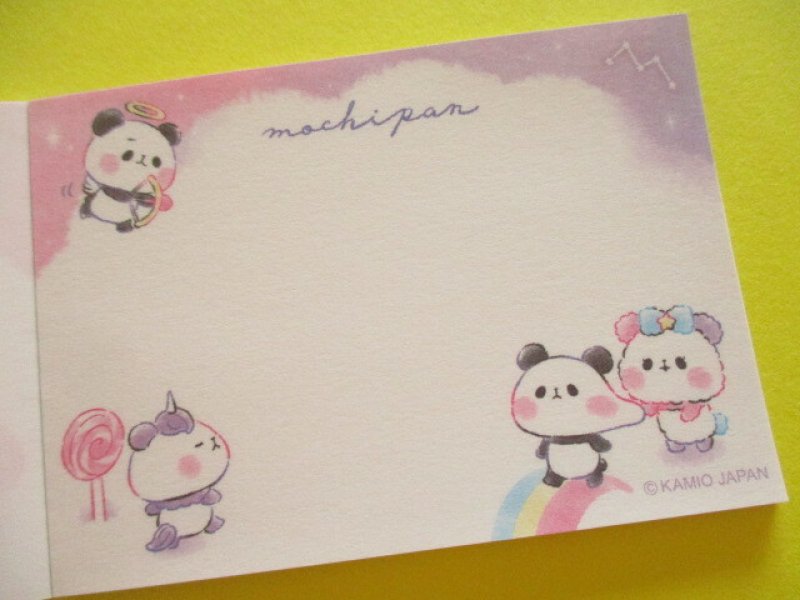 Photo2: Kawaii Cute Mini Memo Pad Mochi Mochi Panda Kamio Japan *Mochi Pan Town (228198)