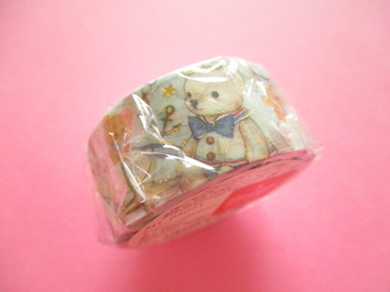 Photo2: Kawaii Cute Masking Tape Sticker Cinnamoroll × たけい みき Miki Takei Clothes Pin *Marine (MT-84071)