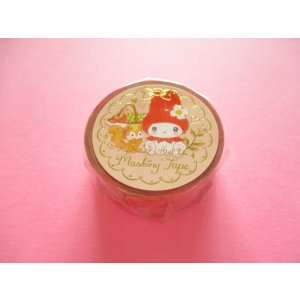 Photo: Kawaii Cute Masking Tape Sticker My Melody × たけい みき Miki Takei Clothes Pin *Little Red (MT-84073)