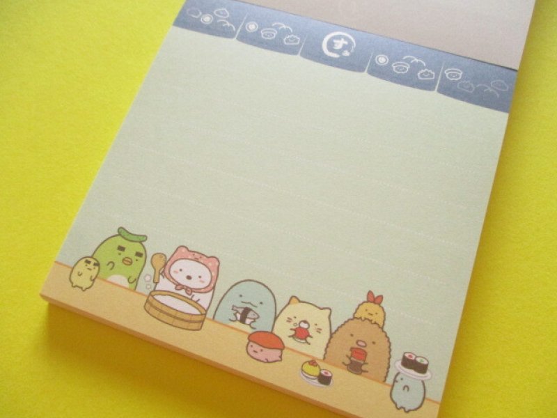 Photo2: Kawaii Cute Square Memo Pad おすし雑貨 San-x *Sumikkogurashi (MH29002)