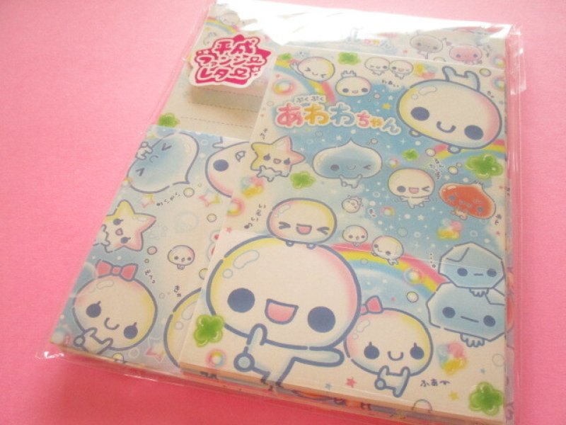Photo1: Kawaii Cute Letter Set 平成ファンシー  Kamio Japan *あわわちゃん (228646) (1)