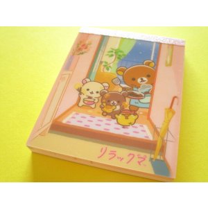 Photo: Kawaii Cute Mini Memo Pad Rilakkuma San-x *stay with me (MH2810-1)