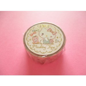Photo: Kawaii Cute Masking Tape Sticker Hello Kitty × たけい みき Miki Takei Clothes Pin *Elegance (MT-84070)