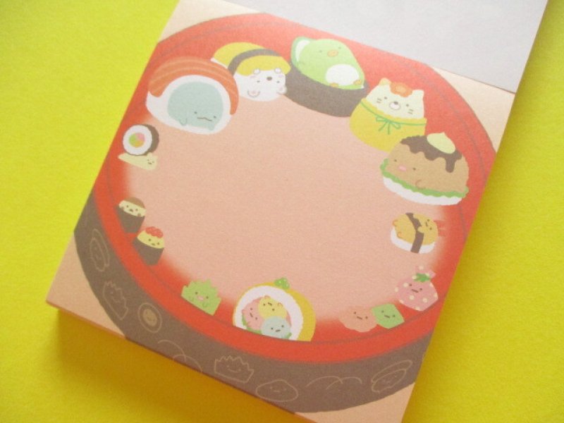 Photo1: Kawaii Cute Square Memo Pad おすし雑貨 San-x *Sumikkogurashi (MH29002)