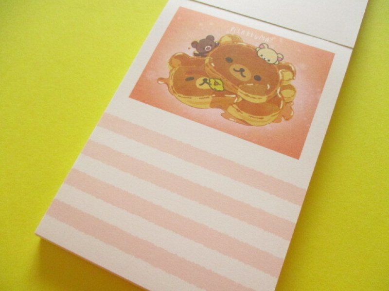 Photo1: Kawaii Cute Large Memo Pad Rilakkuma San-x *stay with me (MH28002)
