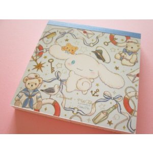 Photo: Kawaii Cute Medium Memo Pad Cinnamoroll × たけい みき Miki Takei Clothes Pin *Marine (MM-84053) 