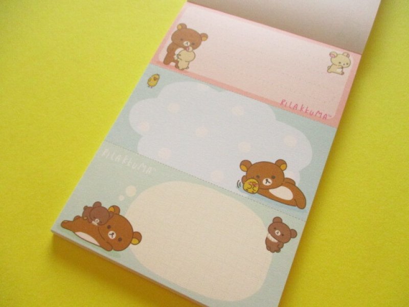 Photo3: Kawaii Cute Large Memo Pad Rilakkuma San-x *stay with me (MH28002)