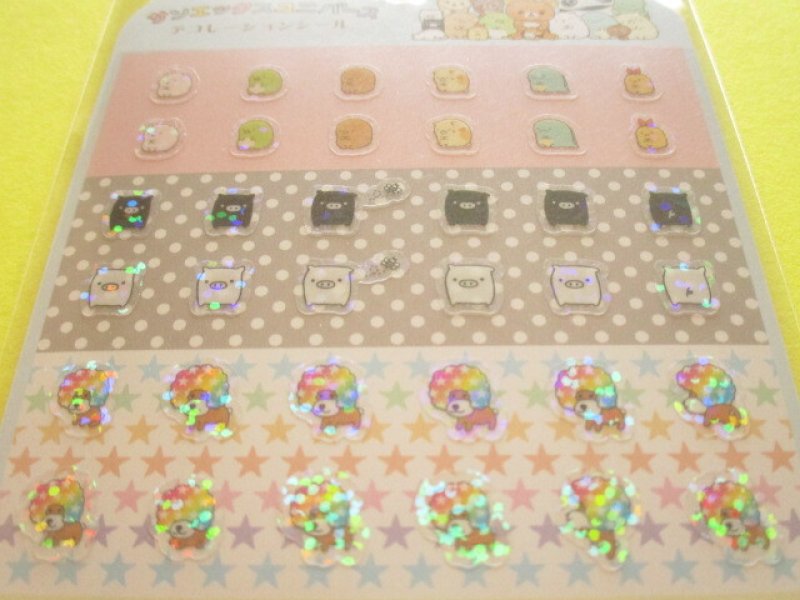 Photo1: Kawaii Cute San-x Universe Decoration Stickers Sheet *Character 02 (SE69302)