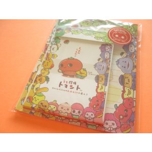 Photo: Kawaii Cute Regular Letter Set うそ探偵 Tomanto San-x *まっ赤なうそだ！トマトのようにね！(LH84701)