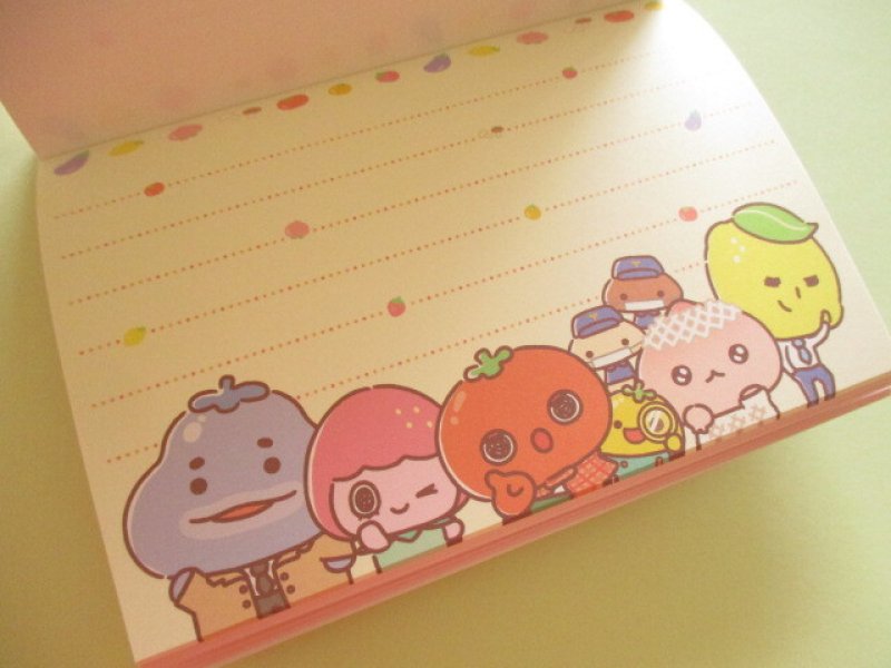 Photo2: Kawaii Cute Large Memo Pad うそ探偵 Tomanto San-x *まっ赤なうそだ!トマトのようにね! (MH28902)