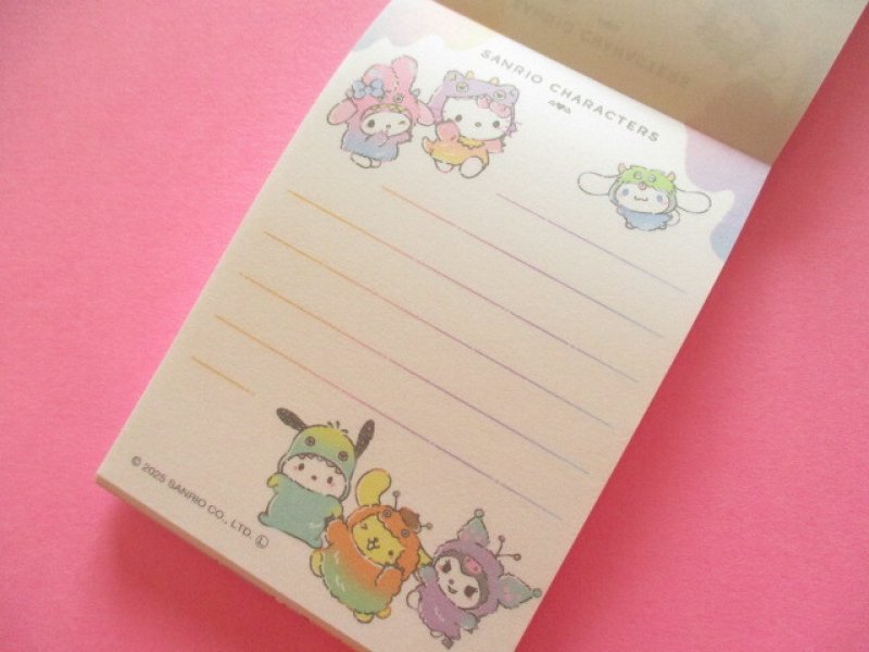 Photo1: Kawaii Cute Mini Memo Pad Sanrio Characters Crux *Monster (131171）