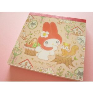 Photo: Kawaii Cute Medium Memo Pad My Melody × たけい みき Miki Takei Clothes Pin *Little Red (MM-84055) 