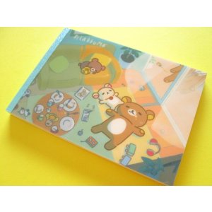 Photo: Kawaii Cute Large Memo Pad Rilakkuma San-x *stay with me (MH28001)