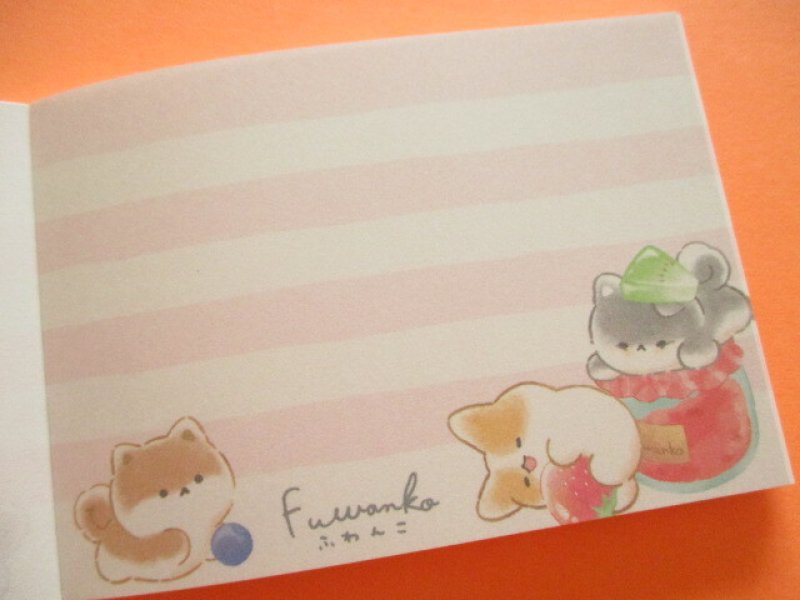 Photo2: Kawaii Cute Mini Memo Pad Fuwanko Crux *Fruit Tart (134806)