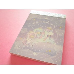Photo: Kawaii Cute Mini Memo Pad Little Twin Stars Crux *Twilight Unicorn (132554)
