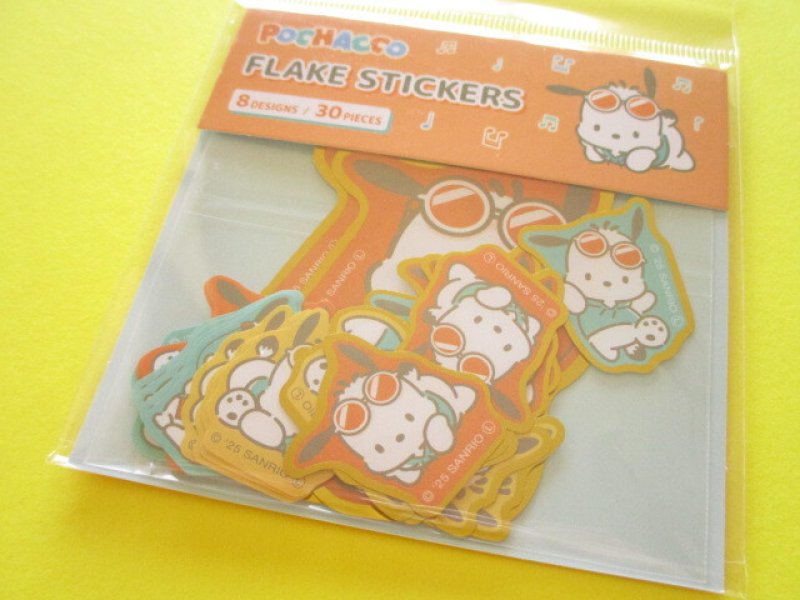 Photo1: Kawaii Cute Sticker Flakes Sack Sanrio *Pochacco (415990) (1)