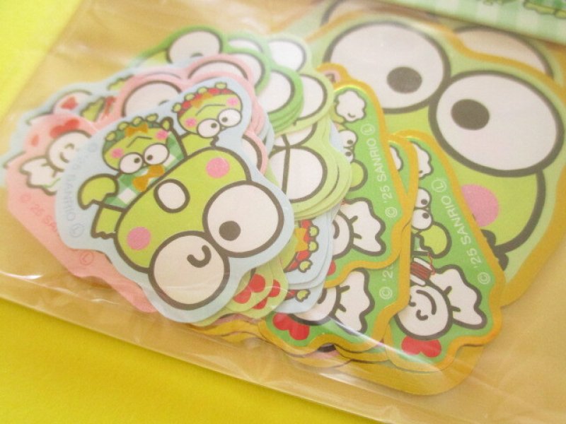 Photo1: Kawaii Cute Sticker Flakes Sack Sanrio *Kerokerokeroppi (416003)