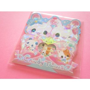 Photo: Kawaii Cute Sticker Flakes Sack Q-LiA *Candy Twins (01107)