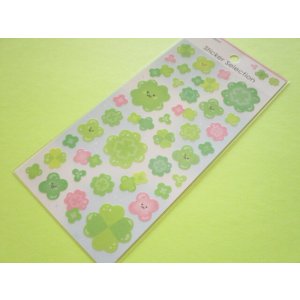 Photo: Kawaii Cute Stickers Sheet Gaia *Clover World (466837-2)