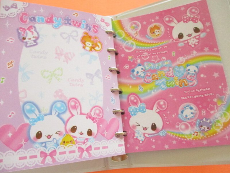 Photo3: Kawaii Cute My Seal Binder Q-LiA *Candy Twins (01146)