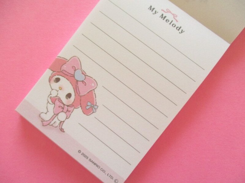 Photo1: Kawaii Cute Mini Memo Pad My Melody Crux *るんるんリボン (135351)