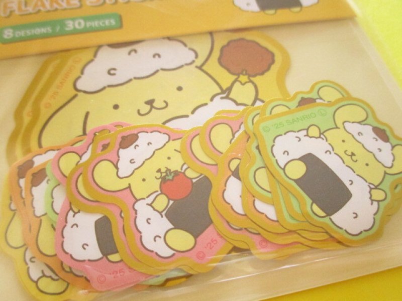 Photo1: Kawaii Cute Sticker Flakes Sack Sanrio *POMPOMPURIN (415983)