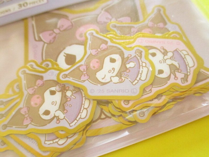 Photo1: Kawaii Cute Sticker Flakes Sack Sanrio *Kuromi  (415952)