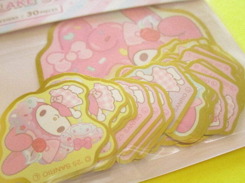 Photo1: Kawaii Cute Sticker Flakes Sack Sanrio *My Melody (415945)