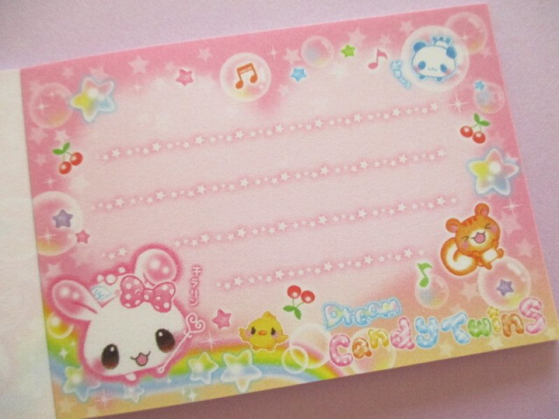 Photo2: Kawaii Cute Petit Memo Pad Candy Twins Q-LiA *Blue (00116)