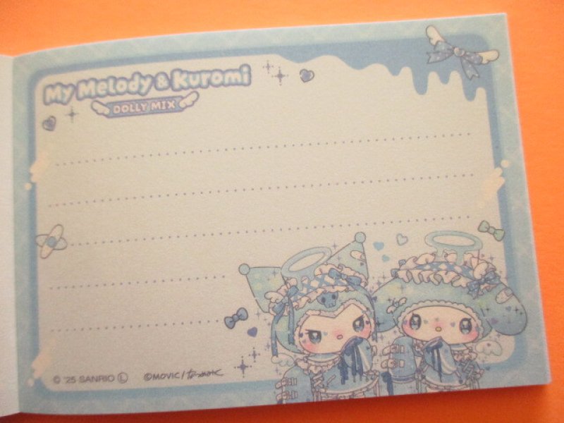 Photo2: Kawaii Cute Mini Memo Pad My Melody & Kuromi Sanrio *Dolly Mix (134719)