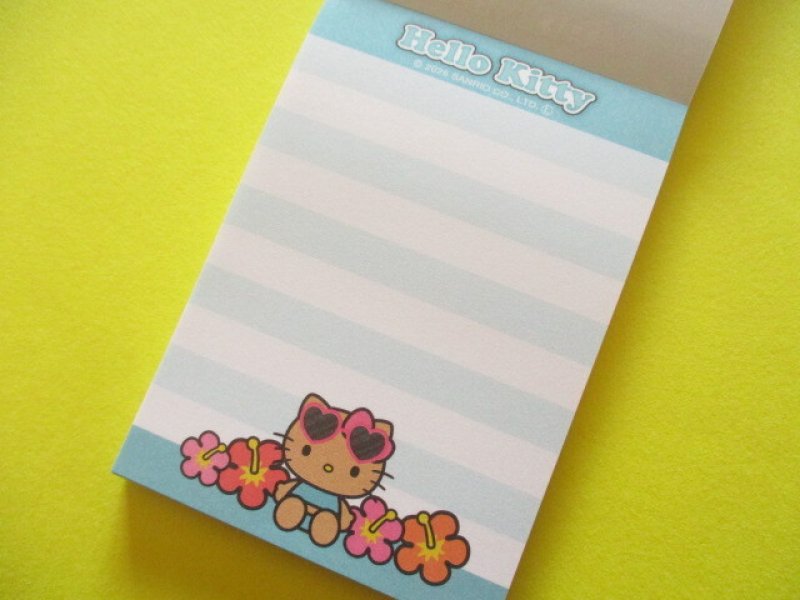 Photo1: Kawaii Cute Mini Memo Pad Hello Kitty Crux *Sea (307281)