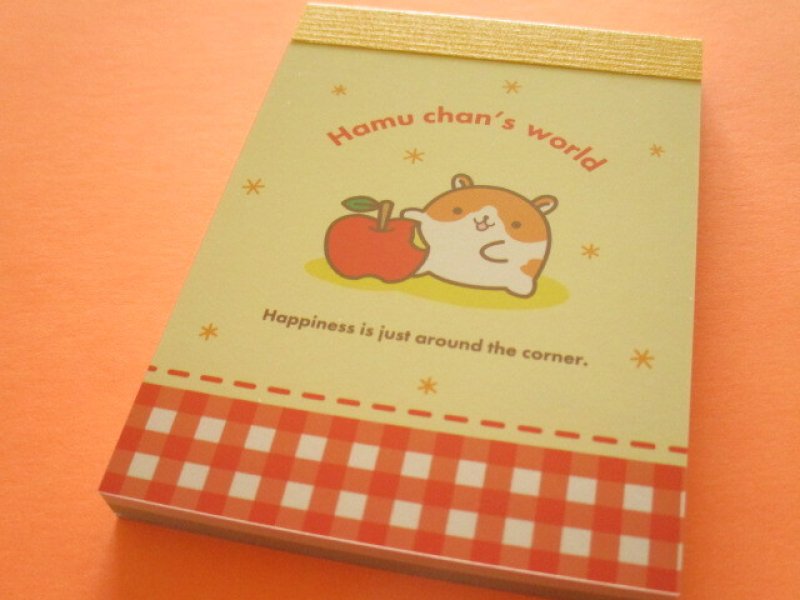 Photo1: Kawaii Cute Mini Memo Pad Crux *Hamu Chan's World (136833) (1)