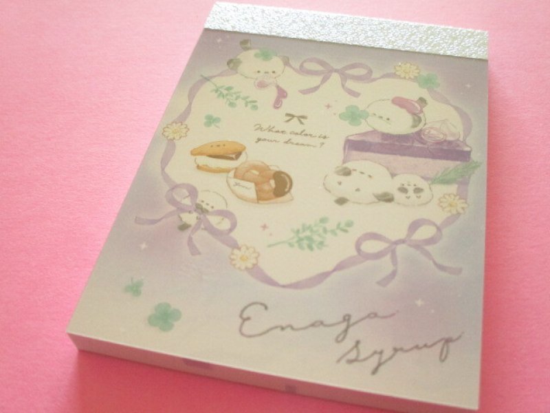 Photo1: Kawaii Cute Petit Memo Pad Q-LiA *エナガシロップ/ Ribbon (00135) (1)