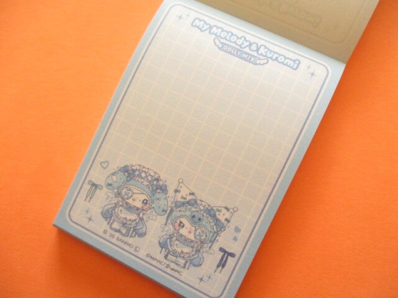 Photo1: Kawaii Cute Mini Memo Pad My Melody & Kuromi Sanrio *Dolly Mix (134719)