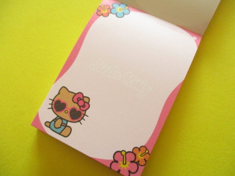 Photo1: Kawaii Cute Mini Memo Pad Hello Kitty Crux *Hibiscus (307280)