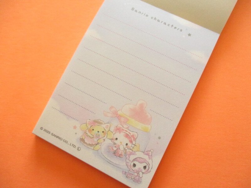 Photo1: Kawaii Cute Mini Memo Pad Sanrio Characters Crux *Baby bottle (135690）
