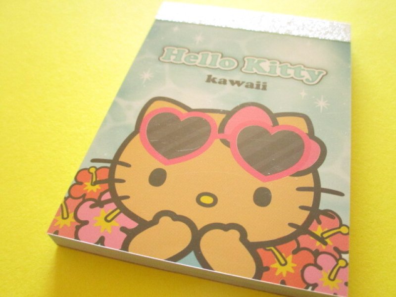 Photo1: Kawaii Cute Mini Memo Pad Hello Kitty Crux *Sea (307281） (1)