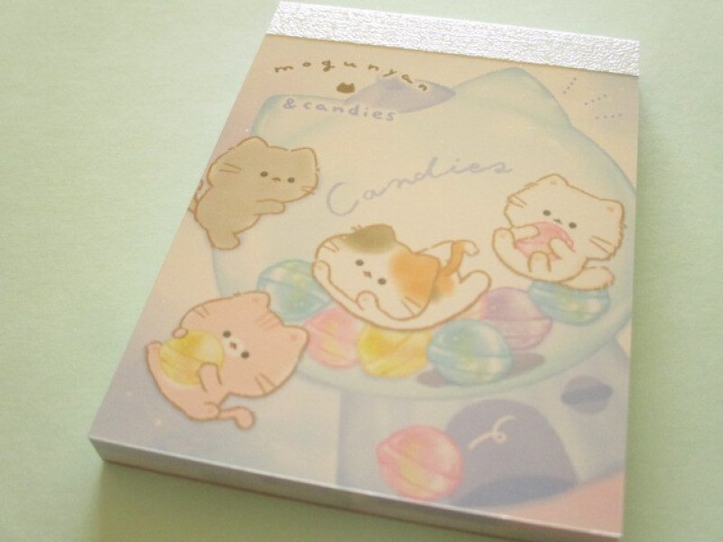 Photo1: Kawaii Cute Mini Memo Pad Mogu♡nyan Kamio Japan *Candy Machine (229677) (1)