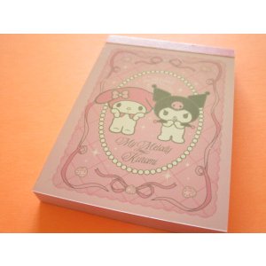 Photo: Kawaii Cute Mini Memo Pad Sanrio Characters Sun-Star *My Melody & Kuromi Ribbon (S2851865) 