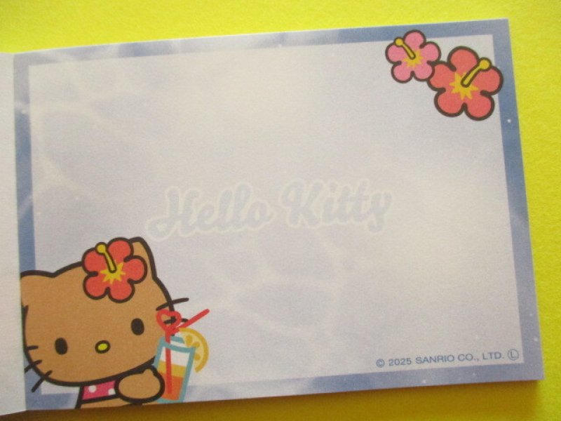 Photo2: Kawaii Cute Mini Memo Pad Hello Kitty Crux *Sea (307281)