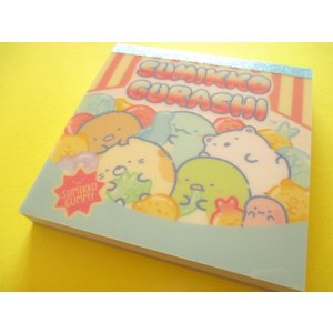 Photo: Kawaii Cute Square Memo Pad Sumikkogurashi San-x *Gummy Gummy Party (MH30101)