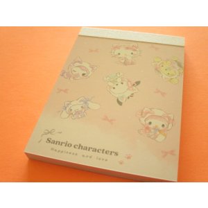 Photo: Kawaii Cute Mini Memo Pad Sanrio Characters Crux *Ribbon (135691）