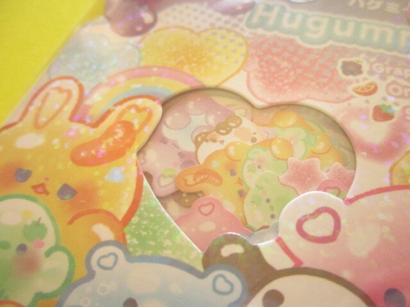 Photo1: Kawaii Cute Sticker Flakes Sack Crux *Hugummies (137262)