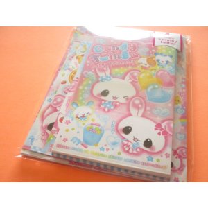 Photo: Kawaii Cute 4 designs Volumy Letter Set Q-LiA *Candy Twins (00142)