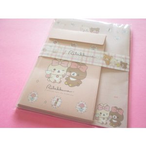 Photo: Kawaii Cute Regular Letter Set Rilakkuma San-x *Makeup Rilakkuma (LH85101)